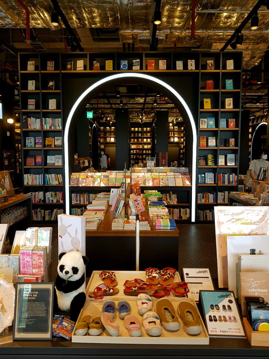 stationery and books in a bookstore